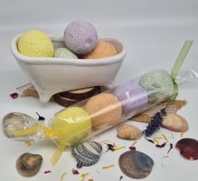 Sprudelbadekugel 4er Set