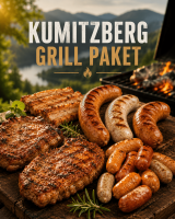 Grillpaket Kumitzberg – 1,8 kg | Schweinefleisch & Würstel