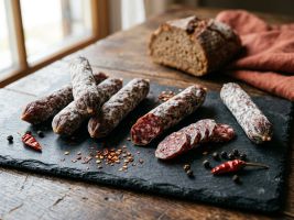 Feurige Salami Snack – 100 g | Mit Chili