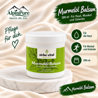Alpin Pur Zirbevital – Murmelöl Balsam "200ml" 