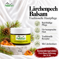 AlpinPure "Lärchenpechbalsam" - Kennenlernprodukt