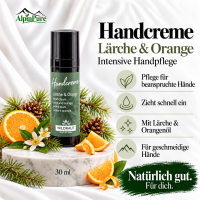 AlpinPure – Handcreme Lärche & Orange