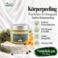 AlpinPure – Körperpeeling Wacholder & Orangenöl