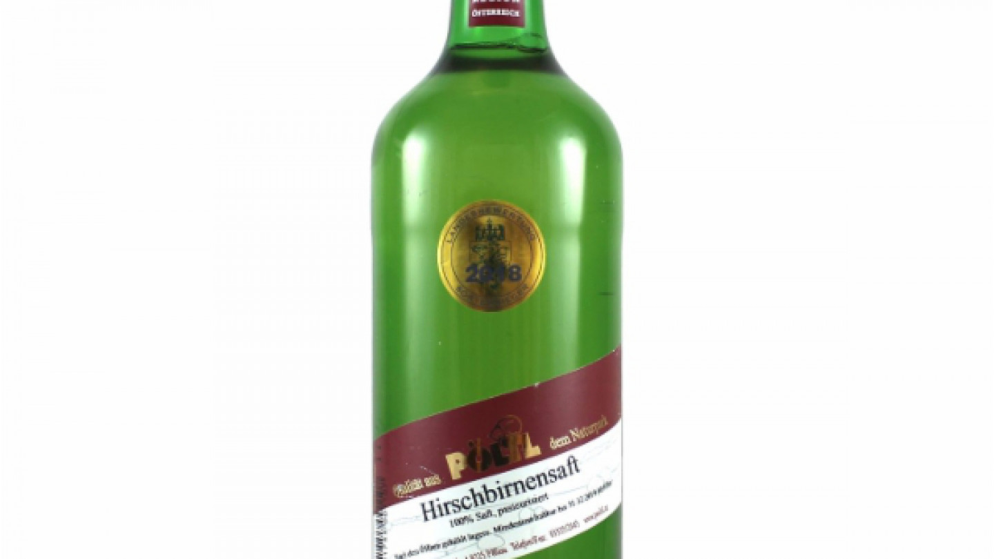 Hirschbirnsaft 1l Naturpark Bauernhof Poltl Bauernladen