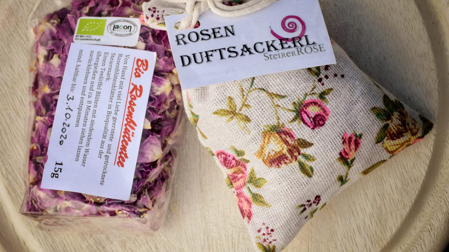 Bio Rosenblüten getrocknet - Genussladen Stelzl