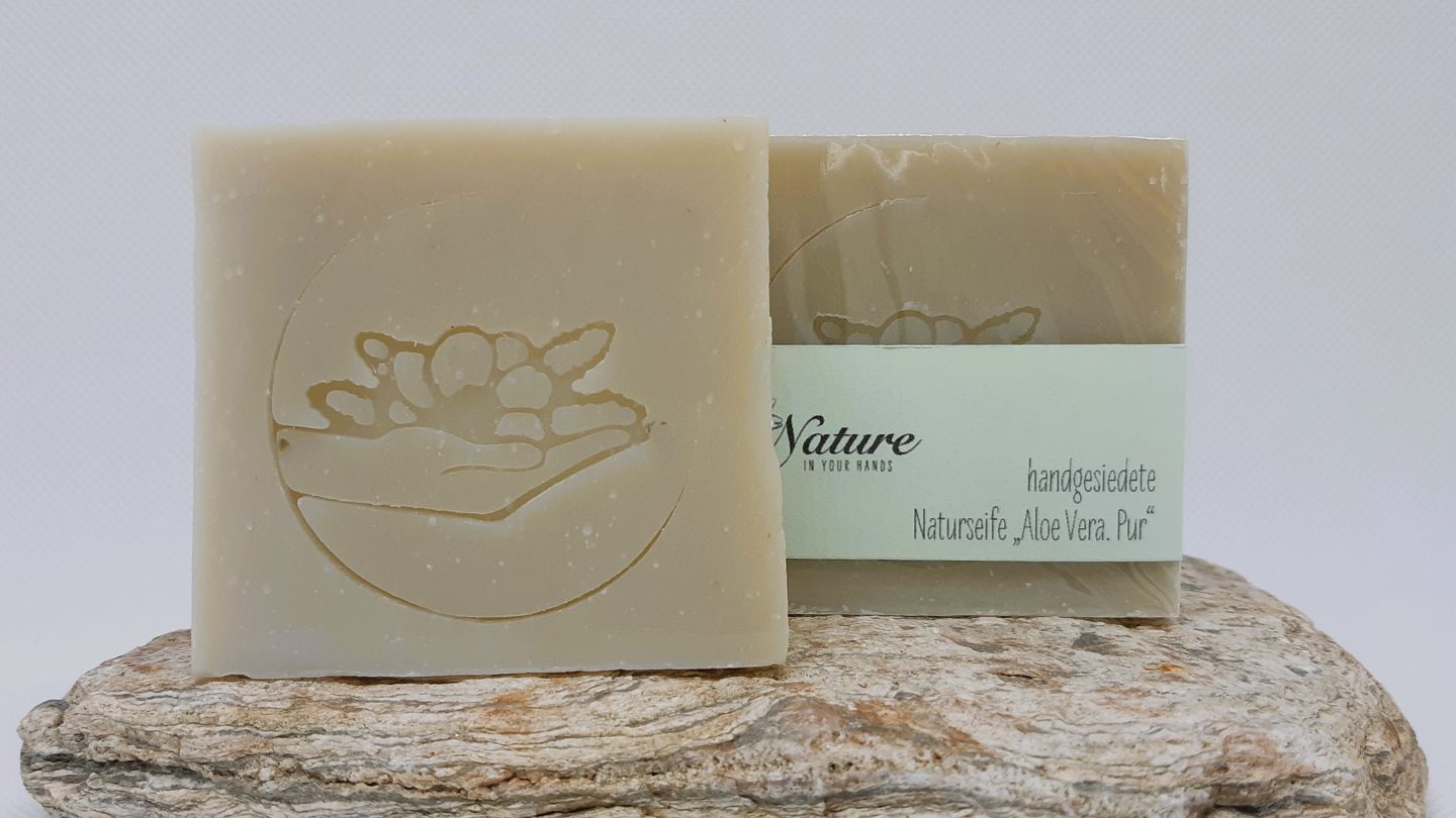 Naturseife "Aloe Vera. Pur" - nature in your hands - Bauernladen