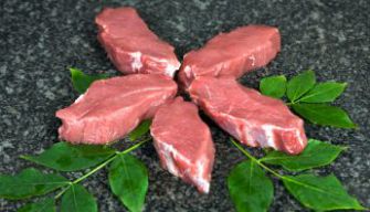 Wildschwein Steaks (geschnitten) ca. 1 kg