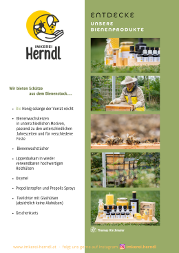 Unsere Imkerei wird mit Herz und Verantwortung geführt. Unser Honig ist Bio zertifiziert.