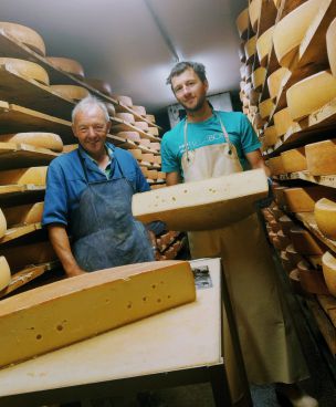 Senior Ferdl und Junior Arno Bereuter