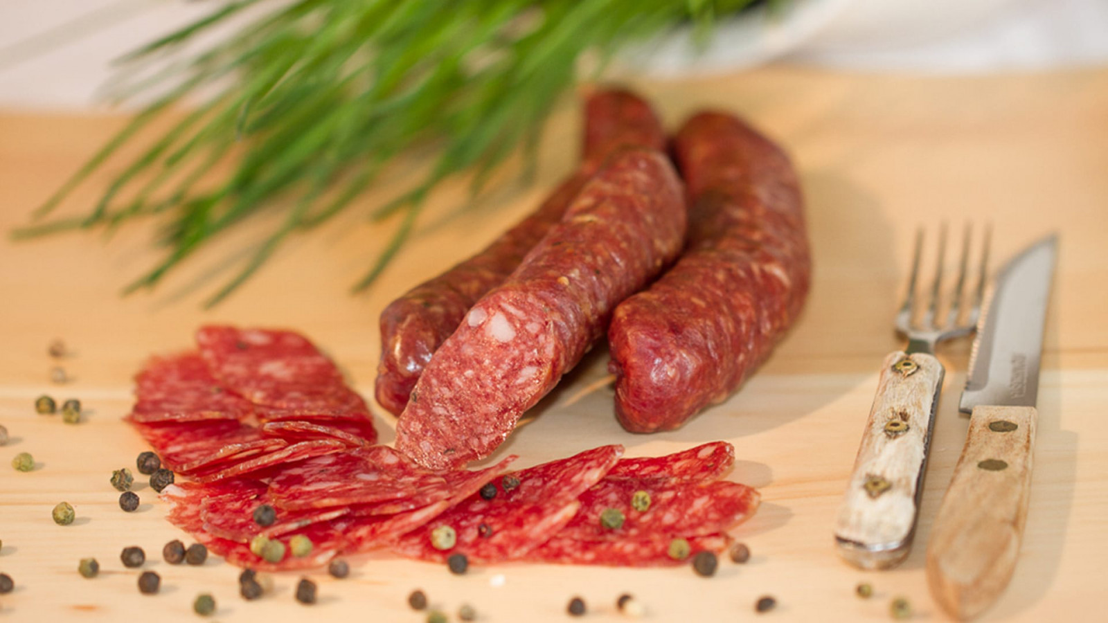 Hartwürste Luftgetrocknet - 3 Stk. - Nockfleisch - Bauernladen