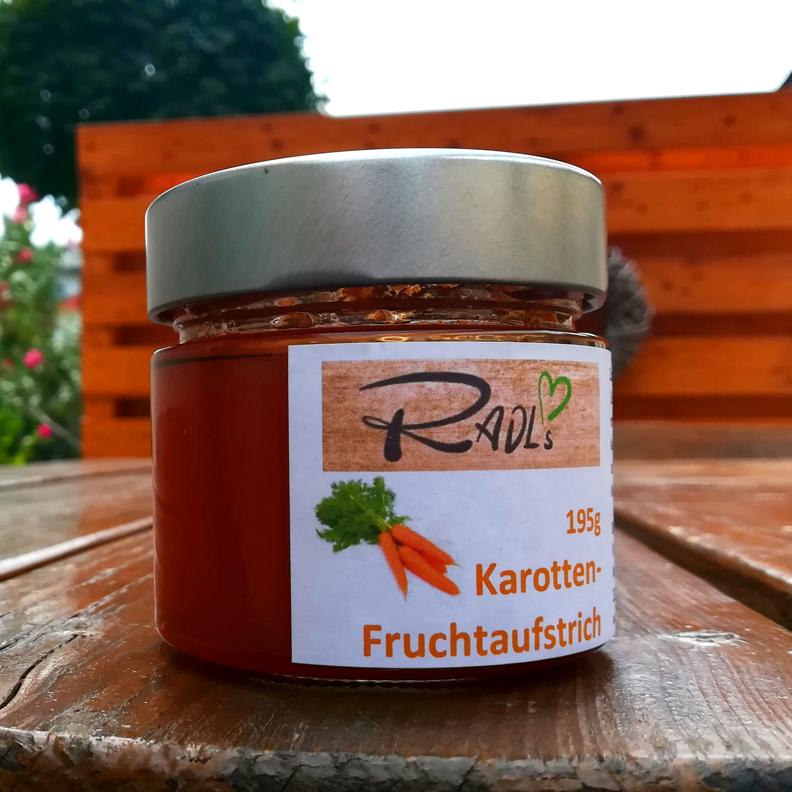Karotten-Fruchtaufstrich - 140g - Radls Genussparadies - Bauernladen