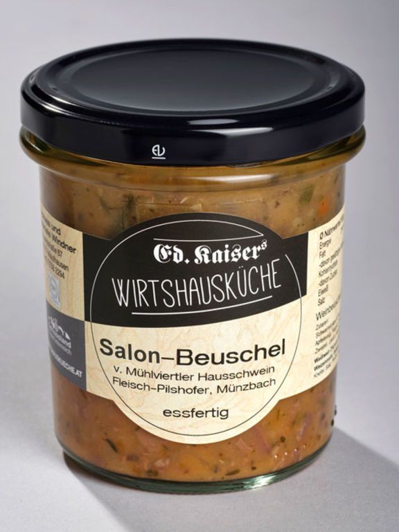 Salon Beuschel (würziges Wirtshaus Beuschel) im Glas Die