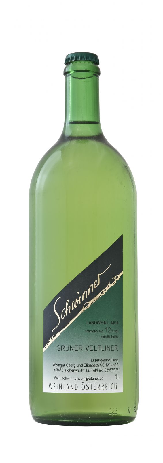 Grüner Veltliner Landwein 1 Liter Flasche - Weingut Martin Schwinner -  Bauernladen | Weißweine