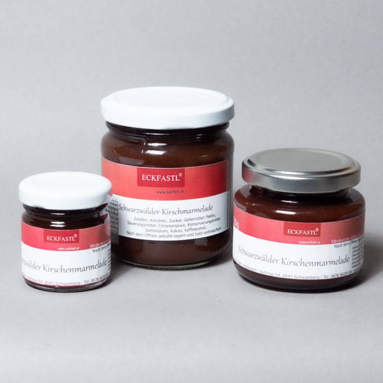 Schwarzwälder Kirsch Marmelade - Eckfastl&amp;#39;s Hofladen - Bauernladen