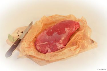 Bio-Nuss vom Angus Weiderind (Beispiel für Bratenfleisch im gemischten Paket)