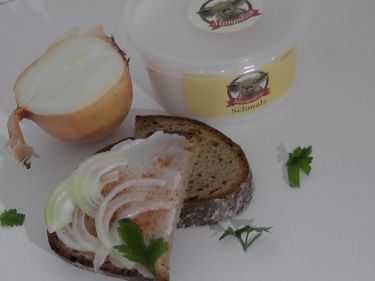 Schmalz frisch vom Mangalizaschwein