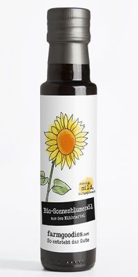 fein nussiges Bio-Sonnenblumenöl aus dem Mühlviertel