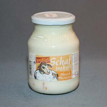 Bio-Schafjoghurt mit Pfirsich-Maracuja