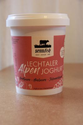 Lechtaler Alpenjoghurt Erdbeere-Himbeere-Johannisbeere