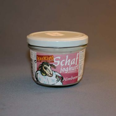 Gerührtes, mildes Himbeer-Joghurt aus 100% Bio-Schafmilch