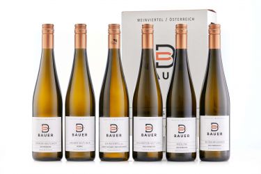 Bauers Wein Probierpaket
Weinbau Hermann & Maria Bauer, Röschitz, Weinviertel