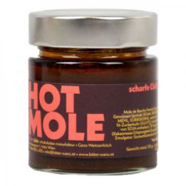 Hot Mole - scharfe Chili Schoko Sauce zum würzen und kochen