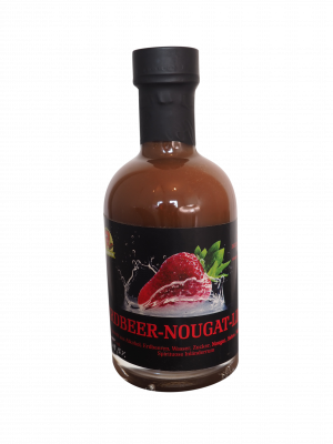 Erdbeer-Nougat-Likör vom Erdbeerhof Wunderlich