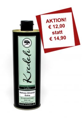 Kretisches Olivenöl mit 100%iger Herkunftsgarantie für jede einzelne Olive! Handgepflückt und kaltgepresst von den Brüdern Manolis und Vangelis.