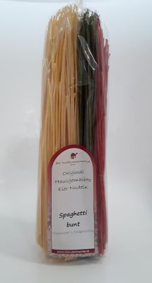 Spaghetti bunt - Nudelmanufaktur Huber 
