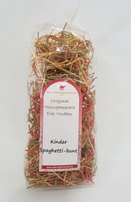 Kinderspaghetti bunt - Nudelmanufaktur Huber