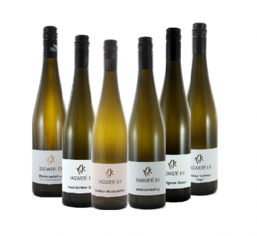 Je eine Flasche:
Weinviertel DAC Ried Johannesbergen Quw. 2023
Grüner Veltliner 