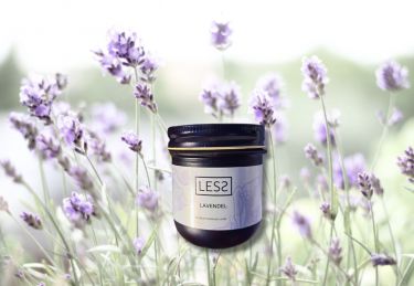 Lavendel Kerze