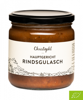 RINDSGULASCH
bio
Ein echter Klassiker der österreichischen Küche, der nicht fehlen darf - vom Bio Weiderind aus der Steiermark.
