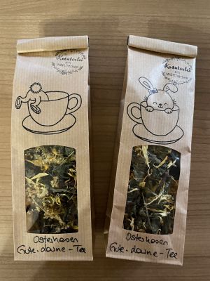 Osterhasen GuteLaune-Tee im Doppelpack aus Kärnten