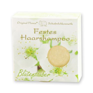 Festes Haarshampoo Blütenzauber