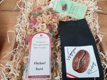 Geschenkset Mitbringsel der Nudelmanufaktur Huber