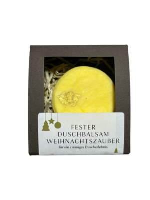 Der Feste Duschbalsam Weihnachtszauber ist eine tolle Geschenksidee - eine Kundin sagte mal: 