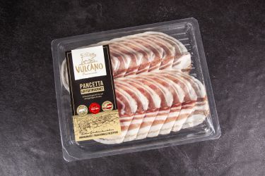 Vulcano Pancetta geschnitten