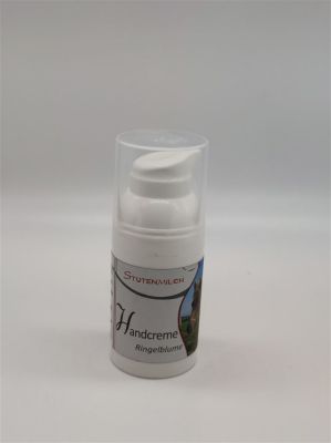 * mit Ringelblumenöl
* mit zarter SheaButter
* mit Ringelblumenextract

Die Handcreme mit Stutenmilch hat einen angenehmen dezenten Duft, ist optimal für trockene, rissige Hände. Sie macht die Haut weich und geschmeidig, sie ist feuchtigkeitsspendend und pflegend.
Pflegt auch gereizte Haut.
Die Zartheit und Geschmeidigkeit der Haut wird durch regelmäßige Anwendung verbessert.

TIP!! Probieren Sie diese Creme bei trockenen Fersen oder Ellbogen, Sie werden Sie lieben!



Ingredients: Aqua, Calendula Officinalis Oil, Butyrospermum Parkii Butter, Cetearylalcohol, Glycerine, Theobroma Cacao, Cera Alba, Glyceryl Stearate Citrate, Glyceryl Stearate, Polyglyceryl-6 Stearate, Panthenol, Aqua, Pentylene Glycol, Lecithin, Squalane, Calendula extract, Aqua, Hydrolyzed Silk, Potassium sorbate, Citrus aurantium amara fruit extract, Equae Lac Powder, Xanhan Gum, Parfum; Benzylalkohol*, Glycerol*, Limonene* Citronellol* Geraniol* Linalool* Citral* Cumarin* Benzylbenzoate*;