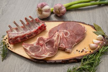 halbes Lamm küchenfertig