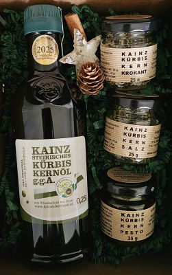 Kainz Geschenkkarton 7 grün Weihnachten
