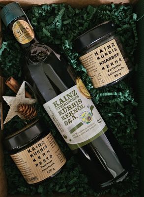 Kainz Geschenkkarton 6 grün Weihnachten