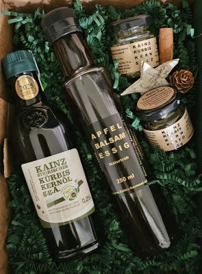 Kainz Geschenkkarton 14 grün Weihnachten