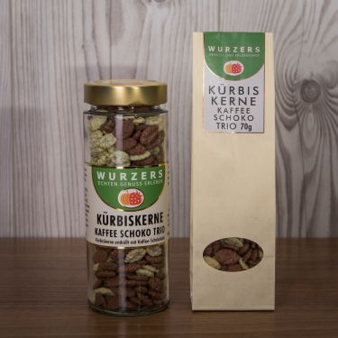 Wurzers Kürbiskerne Kaffee Schoko Trio