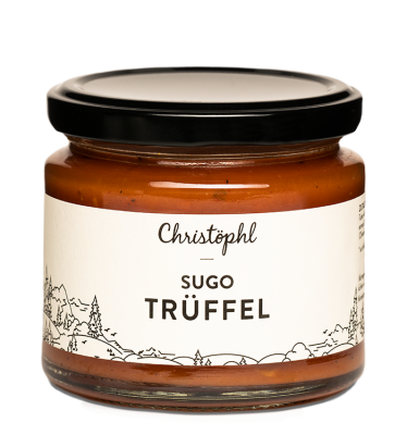 SUGO TRÜFFEL
vegan
Das wohl edelste Sugo aus unserer Küche mit Trüffeln aus dem Waldviertel!