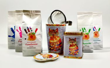 Kräuterhanderl Kräutertee Kennenlernpaket mit Kräuterteetasse 