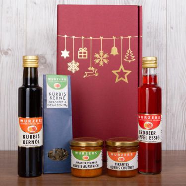 Wurzers Geschenkpackung Herzhafte Schmankerlbox Weihnachten Karton