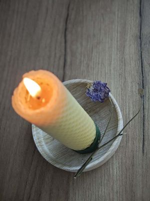 Bienenwachskerze klein