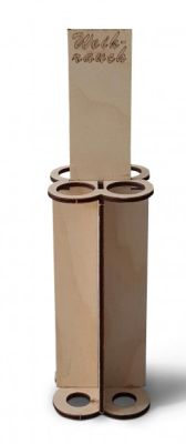 Display für 4 Weihrauchröhrchen aus Holz