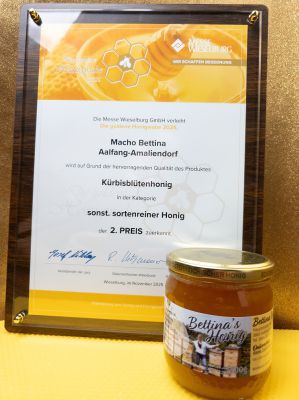 Kürbisblütenhonig eine Rarität mit dem 